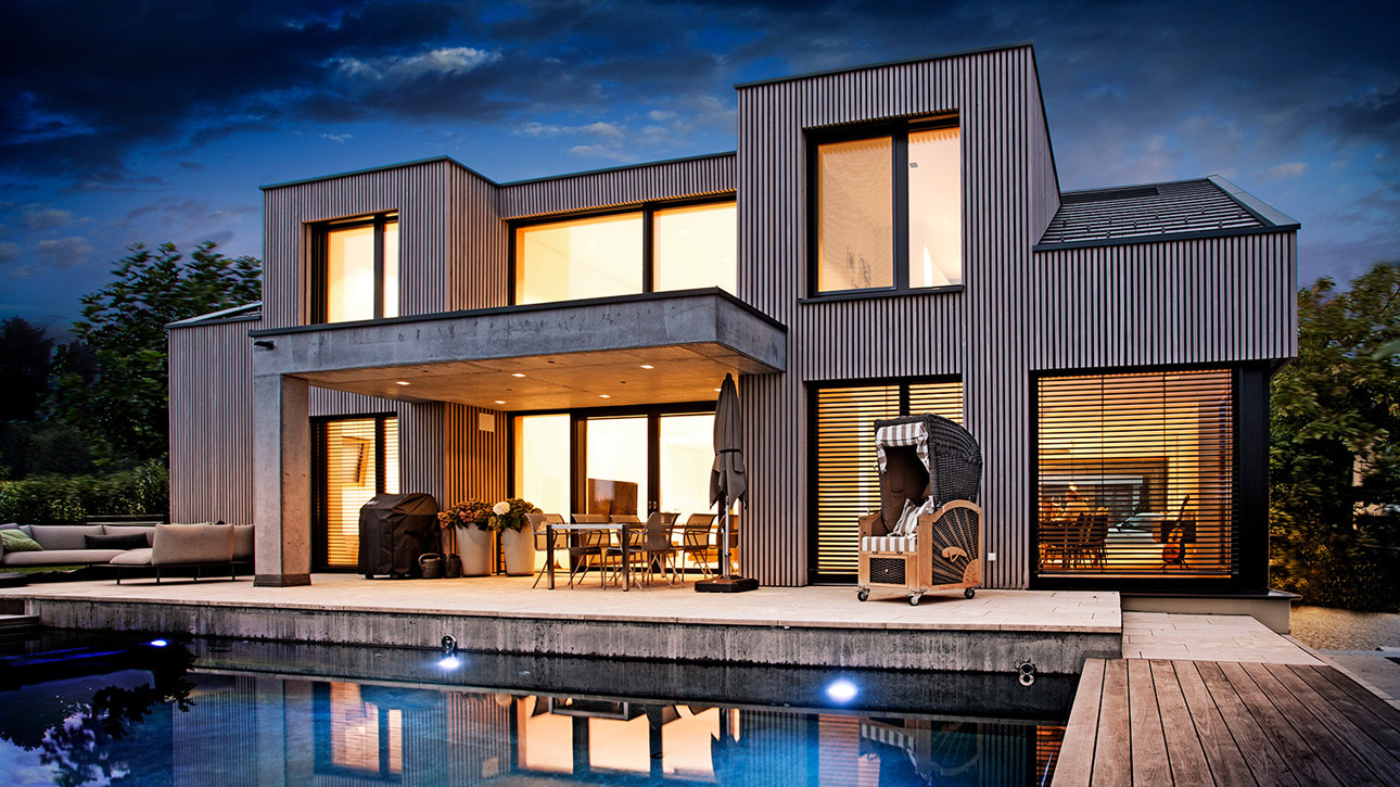 Aluminium-Holz-Fenster von KNEER GmbH